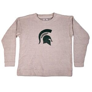 Michigan State Spartans Sweater Womens XXL Top Of The World Heavy Knit MSU